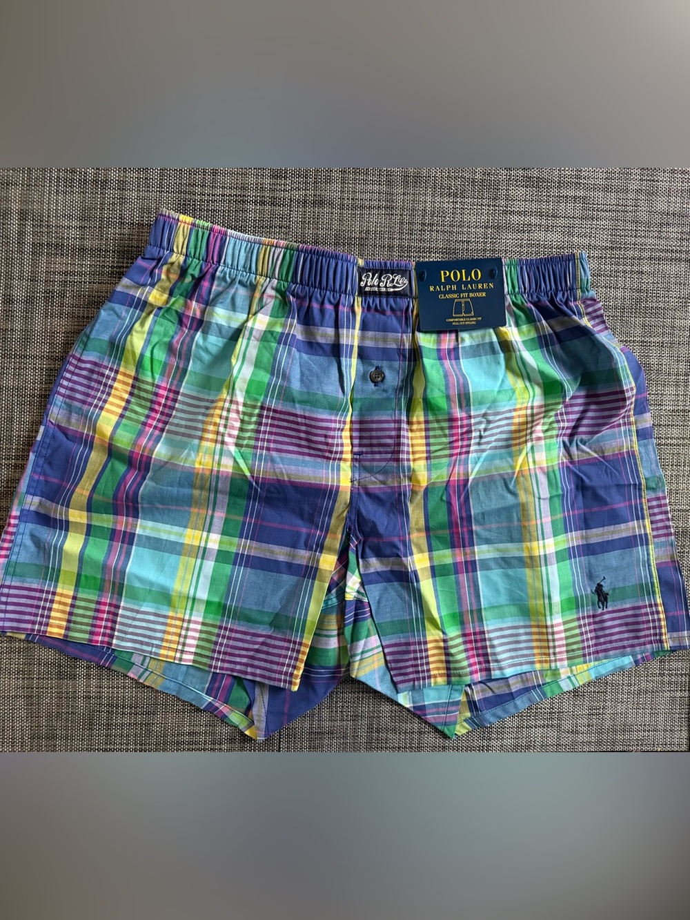 Polo by Ralph Lauren Multicolor Plaid Shorts - Blue, Green, Pink, Yellow
